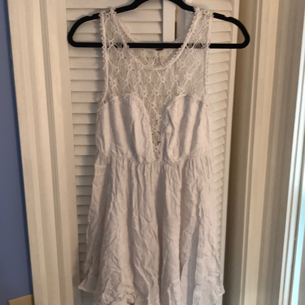 Free people lace dress white